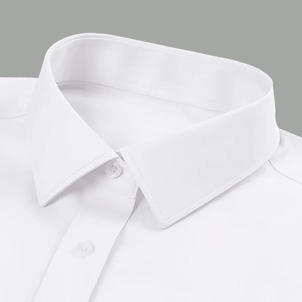 Men's Formal Regular Fit Cotton Full Sleeve Shirt - Sky Blue & White Combo