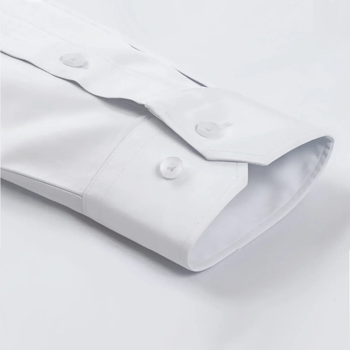 Men's Formal Regular Fit Cotton Full Sleeve Shirt - Sky Blue & White Combo